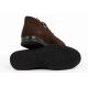 8. Lee Cooper men's elegant brown leather ankle boots with zipper