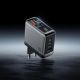 2. Cuktech AD1204U 120W Wall Charger with Display and USB-C Cable - Silver