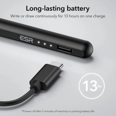7. ESR Digital+ Magnetic Stylus Pen for iPad - Black