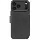 Decoded Leather Detachable Wallet MagSafe case for iPhone 17 Pro - black