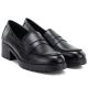4. Women's black high-heeled moccasins Potocki SZ12870