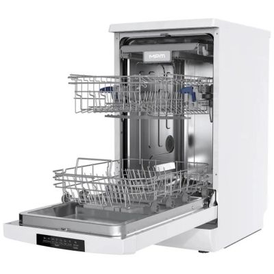 3. Freestanding dishwasher MPM-45-ZMF-01, 45cm, automatic opening, quick program 30min