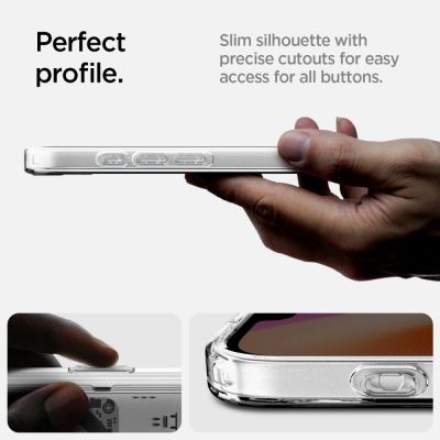 14. Spigen Ultra Hybrid MagSafe Case for iPhone 16e / 17e Neo One - Clear