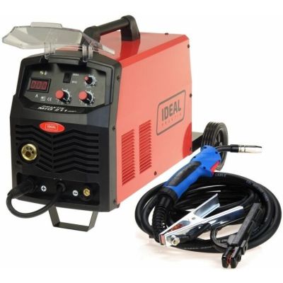8. Semi-automatic MIG / MAG welding machine, min. welding current: 30A, max. welding current: 200A, rated power: 6.2kW, power supply: 230V, welding method: FLUX / MIG-MAG / MMA