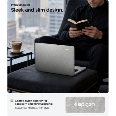 7. Spigen Urban Fit Case for MacBook Pro 14" 2021 / 2023 / 2024 / 2025 / 2026 - Gray