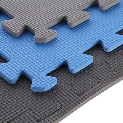 7. Multipack One Fitness MP10 puzzle mat blue-gray 9 pieces 10 mm
