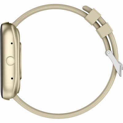 7. GRAVITY GT18-8 Women's Smartwatch Beige Silicone Strap + White Strap