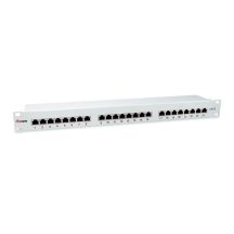 Equipment 19" Patch Panel 24xRJ45 Cat6 FTP 1U 250MHz RAL7035