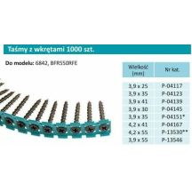 MAKITA TAPE WITH SCREWS 3.9x25mm FOR METAL