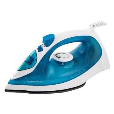 11. Esperanza Ceramic EHI002 steam iron (2200W; blue)