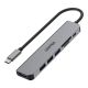 21. UNITEK HUB USB-C 7IN1, HDMI 4K, PD 100W, 5GBPS, ALU