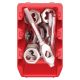 20. BINEER SHORT WORKSHOP BIN CONTAINER SET 10 PCS RED KISTENBERG