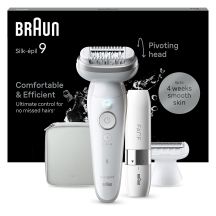 Braun Silk-épil 9 9-341 depilatos 40 tweezers White