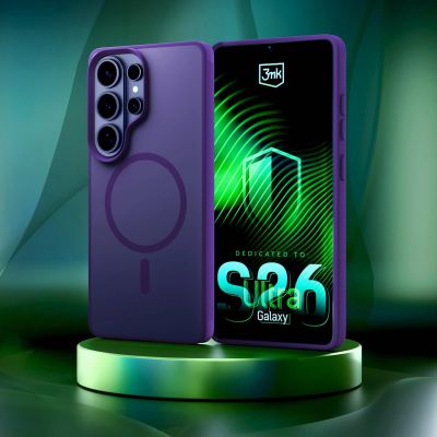 13. 3mk Smoke MagCase for Samsung Galaxy S26 Ultra - Purple