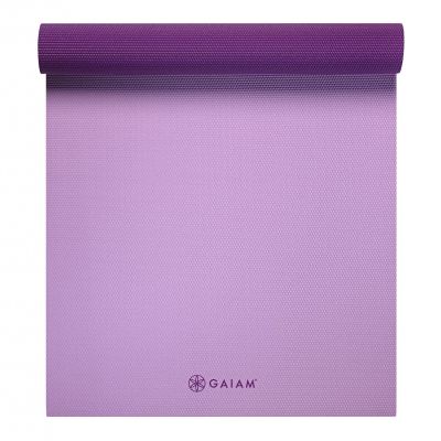 6. Gaiam Plum Jam Double-Sided Yoga Mat 6 mm 60526