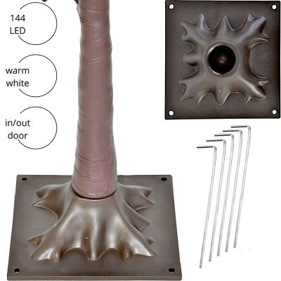 4. DECORATIVE TREE 144 LED 150 CM BROWN