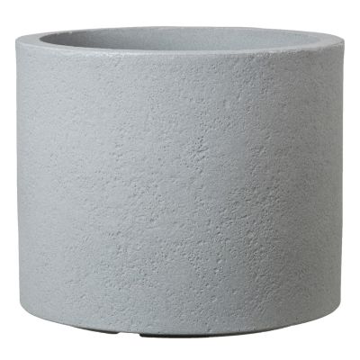 2. FLOWERPOT PLASTIC 130/50 STONY GRAY D50