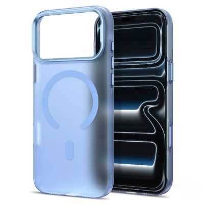 2. Tech-Protect MagZero MagSafe case for iPhone 17 Pro Max / 18 Pro Max - light blue matte