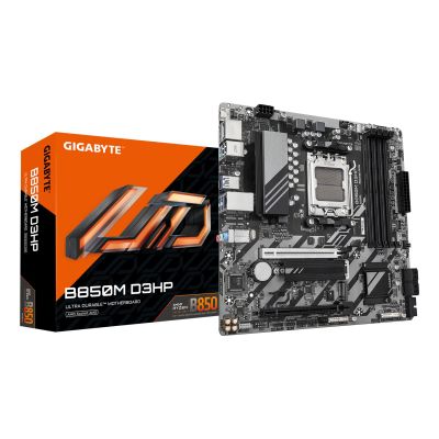 9. GIGABYTE B850M D3HP AMD B850 Motherboard Socket AM5 Micro ATX