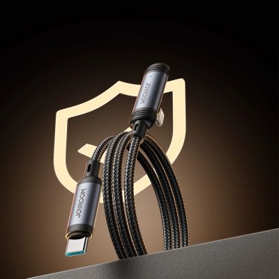 7. Joyroom S-A56 EnjoyX Series 90° USB-C - Lightning cable 30W 1.2m - black