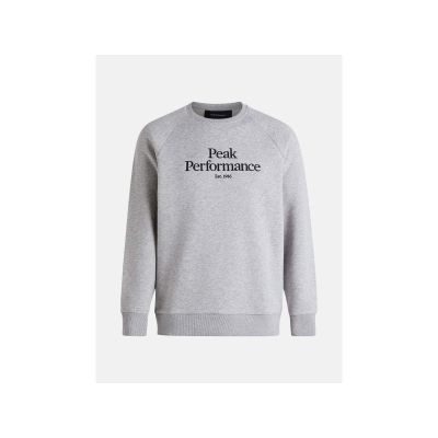 Peak Performance M Original Crew Sweatshirt Gray