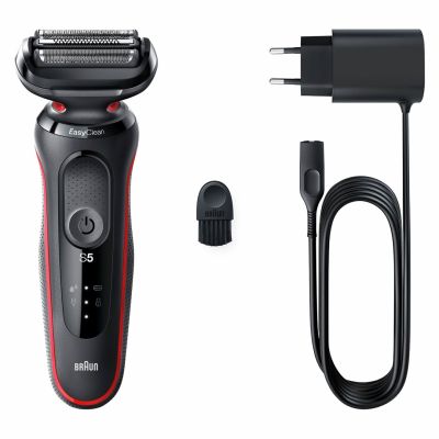 5. Braun Series 5 51-R1000S Wet & Dry Shaver Black, Red