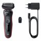 5. Braun Series 5 51-R1000S Wet & Dry Shaver Black, Red