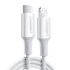 2. Ugreen cable USB Type C - Lightning 3A cable 0.25 m white (US171)