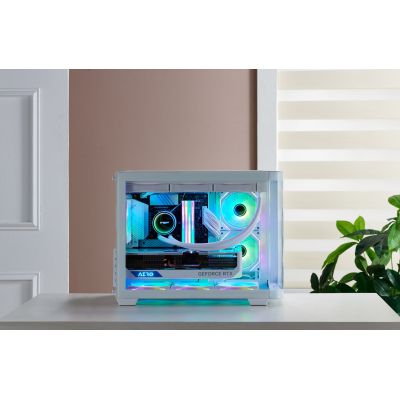 9. FSP Geh Mini S380-WA Micro-ATX/Mini-ITX case oN White retail