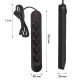 8. MACLEAN POWER STRIP, EXTENSION CORD, 5 OUTLETS + 3XUSB, 110-240V AC 50/60HZ, 2.1A MAX 2500W, 1.5M, BLACK MCE395 B