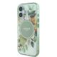 2. Guess IML Flower & Tonal Circle MagSafe case for iPhone 16 - green