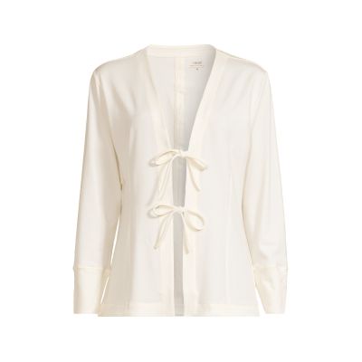 6. CASALL Studio Cardigan Sweatshirt White