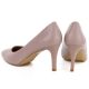 4. Sergio Leone 1336 women's lavender pointed toe pumps