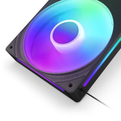 5. NZXT RF-U24HF-B1 computer cooling system Computer Case Fan Black
