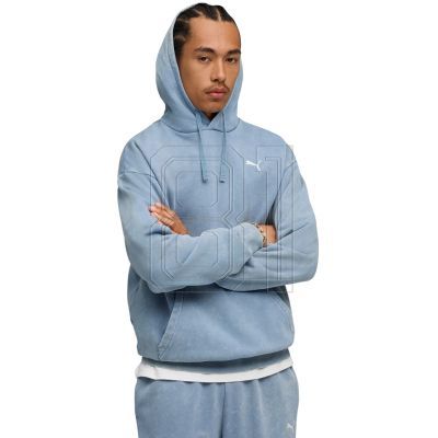 2. Puma ESS Elevated Relaxed Wash Hoodie M 688049 34