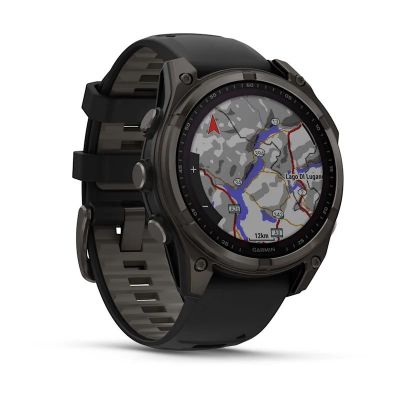 7. Garmin Fenix 8 Solar Sapphire Titanium Carbon Grey Watch