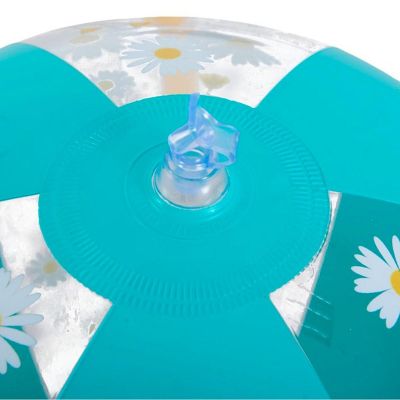 4. INFLATABLE BEACH BALL 50CM DAISY TURQUOISE 53174