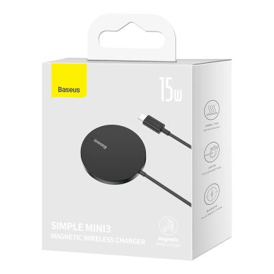 5. Baseus Simple Mini3 induction charger MagSafe 15W black