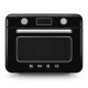 4. Smeg COF01BLEU Small Black Steam Oven Buttons, Rotary