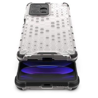 11. Honeycomb case for Xiaomi Redmi Note 12 Pro+ armored hybrid cover black