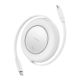 2. Baseus Free2Pull Mini 100W Retractable USB-C Cable - USB-C 2m - White