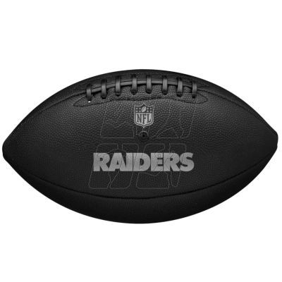 2. Wilson NFL Team Metallic Premiere Las Vegas Raiders Ball WF4015817XB