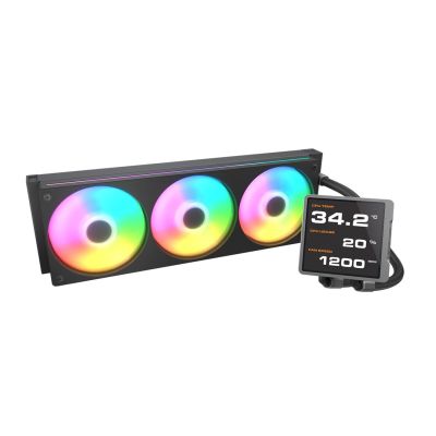 5. COUGAR CGR-PSDVPRGB-B-360 Processor All-in-One Liquid Cooler 12 cm Black