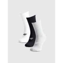 Women's Casual Ankle Socks (SET OF 3) 4F 4FWMM00USOCF474-90S