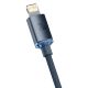 3. Baseus CAJY000301 Lightning - USB-C PD QC cable 20W 480Mb/s 2m - black