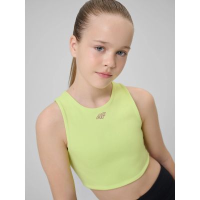 6. Girls' sports bra 4F 4FJRSS26USBAF285-45S