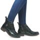 40. Women’s green patent croc ankle boots Rieker 71205-90