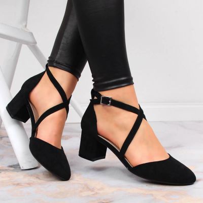 4. Sergio Leone W SK365A black strappy sandals 