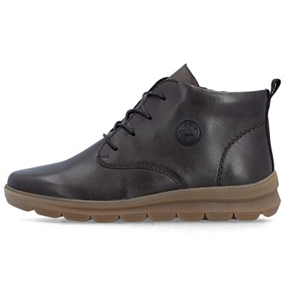 3. Women's leather ankle boots, insulated, brown, Rieker Z0022-25