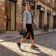 8. Women's leather sports shoes black Kobbo 100102